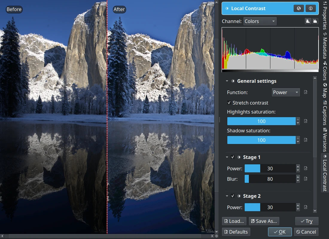 Local Contrast Tool